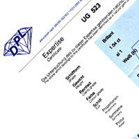 Diamant vom Juwelier mit Zertifikat Artikelnummer D5158