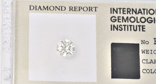 Foto 2 - Diamant, Gutachten IGI Brillant 0,70ct Lupenrein, D5631