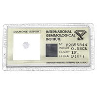 Diamant vom Juwelier mit Zertifikat Artikelnummer D6613