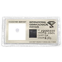 Diamant vom Juwelier mit Zertifikat Artikelnummer D6619