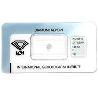Diamant vom Juwelier mit Zertifikat Artikelnummer D6637