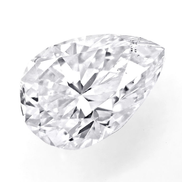 Foto 2 - Diamant Tropfen 0,71ct Wesselton SI1 mit IGI Zertifikat, D6682