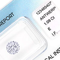 Diamant vom Juwelier mit Zertifikat Artikelnummer D6749