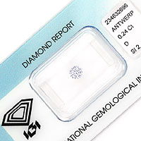 Diamant vom Juwelier mit Zertifikat Artikelnummer D6760