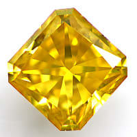 zum Artikel Diamant 1,11ct Fancy Deep Orange Square Cut IGI, D6843