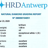Diamant vom Juwelier mit Zertifikat Artikelnummer D6911