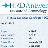Diamant vom Juwelier mit Zertifikat Artikelnummer D7093