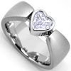 Diamant-Fassung Ring-Fassung Sonderdiamant Zarge Breitschiene - 2.Bild