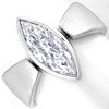 Diamant-Fassung Ring-Fassung Sonderdiamant Zarge Breitschiene - 4.Bild
