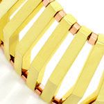 Seltenes Design-Armband 14K Gelbgold-Rotgold