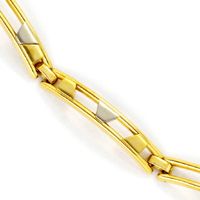 zum Artikel Bewegliche Trapeze Spangen-Gold-Armband 14K, K2298