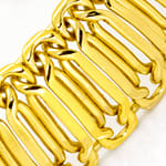 Goldarmband Fantasie Muster massiv Gold 18K