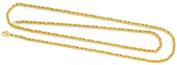 Foto 1 - Massive Gold Königskette 80,5cm Länge, 14K/585 Gelbgold, K2749