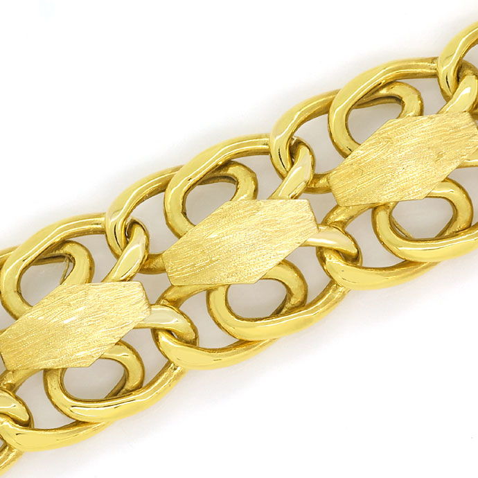 Foto 2 - Bezauberndes Gold-Armband 19cm lang in 14K/585 Gelbgold, K3006