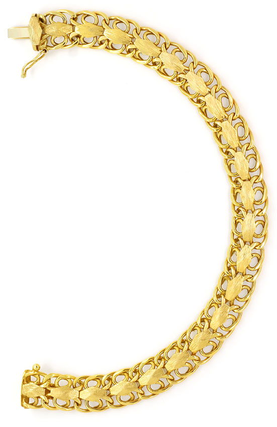 Foto 3 - Bezauberndes Gold-Armband 19cm lang in 14K/585 Gelbgold, K3006