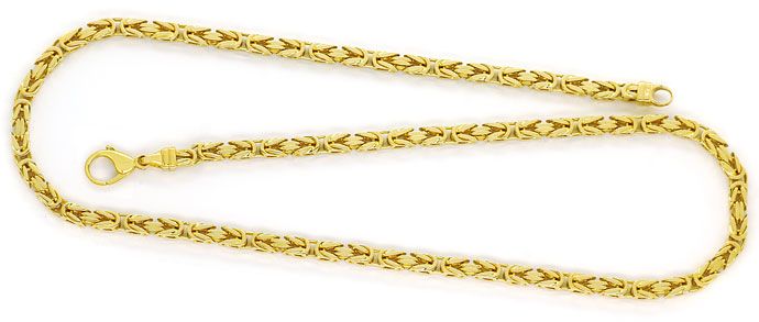 Foto 1 - Gold Königskette in 55cm Länge in massiv 333er Gelbgold, K3037
