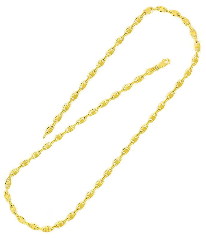 Foto 3 - Damen Halskette Steganker Variation, 42cm in 585er Gold, K3268