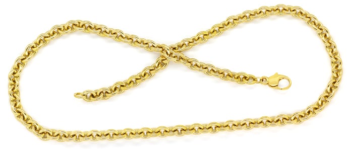 Foto 1 - Anker Goldkette für Damen 46cm lang massiv 14K Gelbgold, K3270
