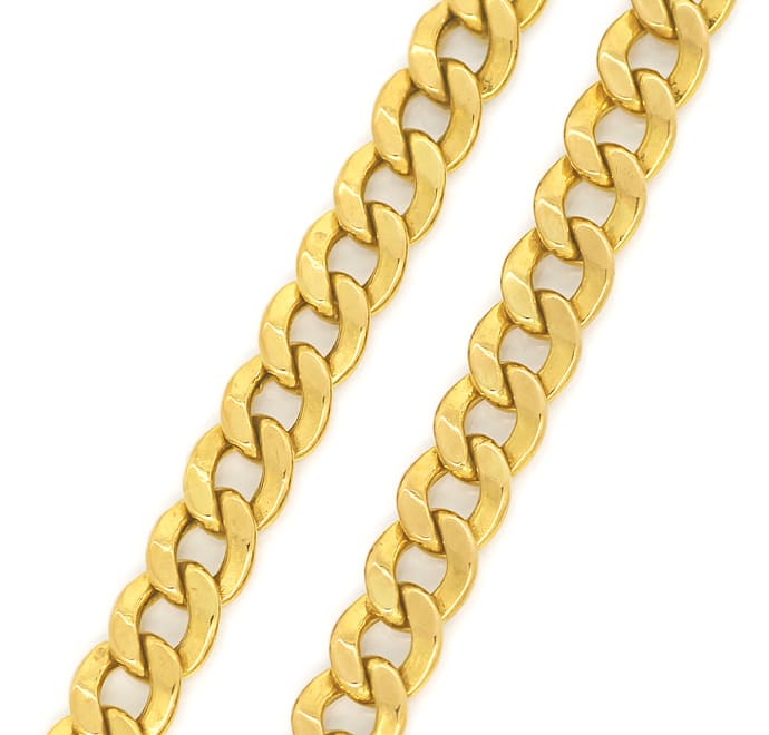 Foto 2 - Flachpanzer Goldkette 50cm und Armband in Rosegold, K3377