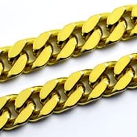 zum Artikel Massive Flachpanzerkette Goldherrenkette 50cm, K3418