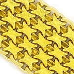 Geschmackvolles Gelbgold-Armband massiv 18K