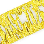 Designer-Armband Rohgold Design 18K Gelbgold