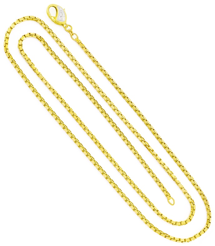 Foto 3 - Venezianer-Goldkette mit Diamanten-Verschluss, K3443
