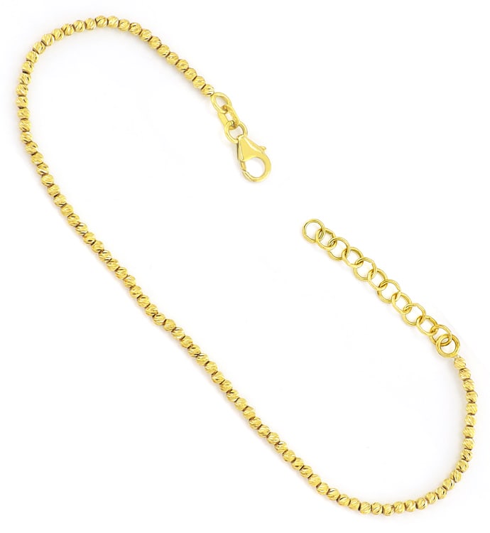 Foto 3 - Brillierende Goldkette und Armband Gelbgold, K3456