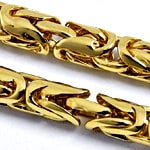 Königskette Unisex 50cm lang in 14K Gelbgold