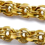 Antikes Goldcollier Goldkette 14K Rotgold
