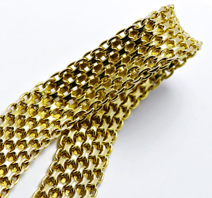 Foto 1 - Armband 6-reihiges Anker-Muster 14k Gelbgold, K3475
