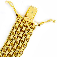 zum Artikel Armband 6-reihiges Anker-Muster 14k Gelbgold, K3475