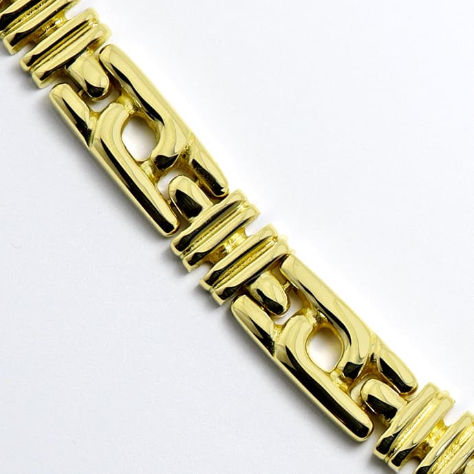 Foto 2 - Designer-Goldarmband aus massivem Gelbgold, K3480