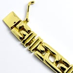 Designer-Goldarmband aus massivem Gelbgold