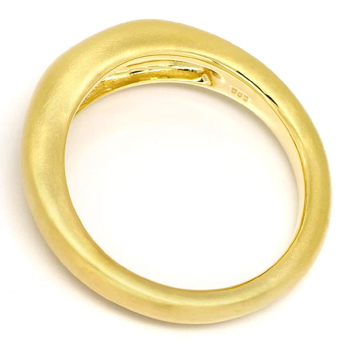 Foto 3 - Bandring mit 0,30ct lupenreiner Diamant Navette in Gold, Q0145