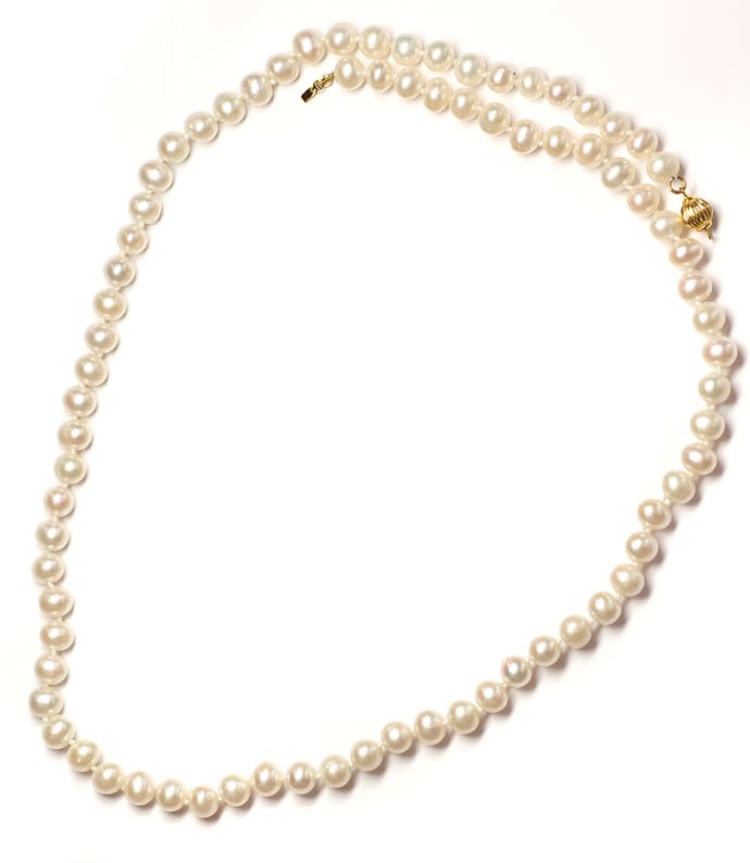 Foto 2 - Schmuckgarnitur Perlen als Ketten Anhänger Armband Ring, Q0688