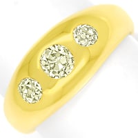 zum Artikel Massiver Bandring aus 14K Gelbgold mit 0,82ct Diamanten, Q1867