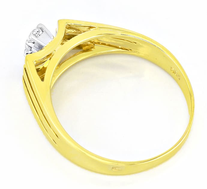 Foto 3 - Funkelnder Ring mit 0,25ct Brillanten 14K Gold, R1196