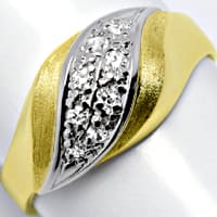 zum Artikel Top Ring 0,15ct Diamanten in Gelbgold Weißgold, R1333