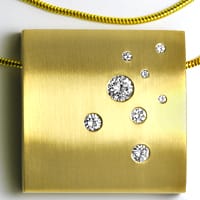 zum Artikel Designer-Gelbgold-Collier mit 0,9ct Diamanten, R1438