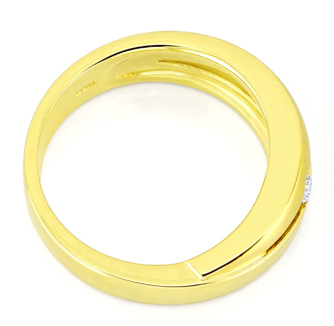 Foto 2 - Design-Gold-Diamantring lupenreiner Brillant, R1633