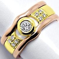 zum Artikel Design-Goldring durchbrochen 0,30ct Diamanten, R1664