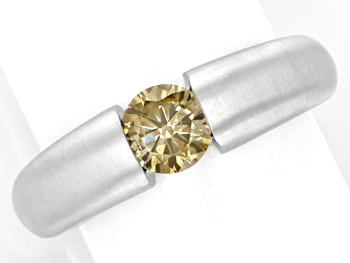 Foto 1 - Brillant-Diamant-Spannring 0,73 ct Braun 18K Weißgold, R1770