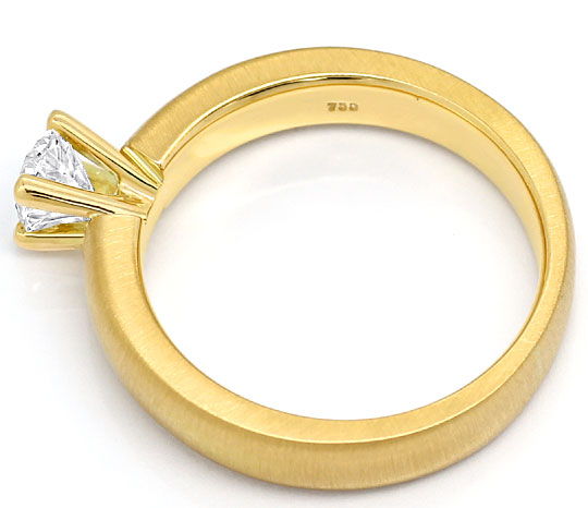 Foto 3 - 0,54ct Halbkaraeter Brillant Solitaer Ring 18K Gelbgold, R6514