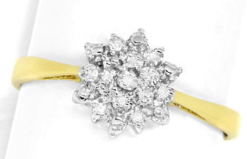 Foto 1 - Entzückender Diamantring mit 13 River Diamanten in Gold, R8371