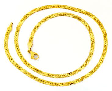 Foto 1 - Wunderschöne Elegante Gelbgold Halskette, 14Karat/585!, S0935