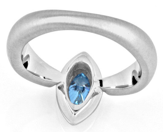 Foto 4 - Ring 0,61 Blauer Diamant Blue Diamond Treated LC, S1301
