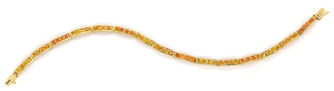 Foto 1 - Goldarmband mit Citrine in Gelb und Orange 14K Gelbgold, S1332