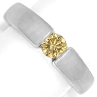 zum Artikel Diamantring 0,57ct Goldenem Brillant 18K Weißgold, S1856