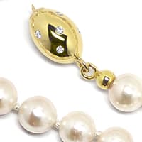 zum Artikel Noble Akoya-Perlenkette -7mm 48cm Goldschloß, S2937